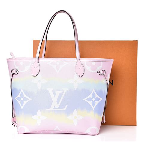 lv neverfull pastel|louis vuitton neverfull tote.